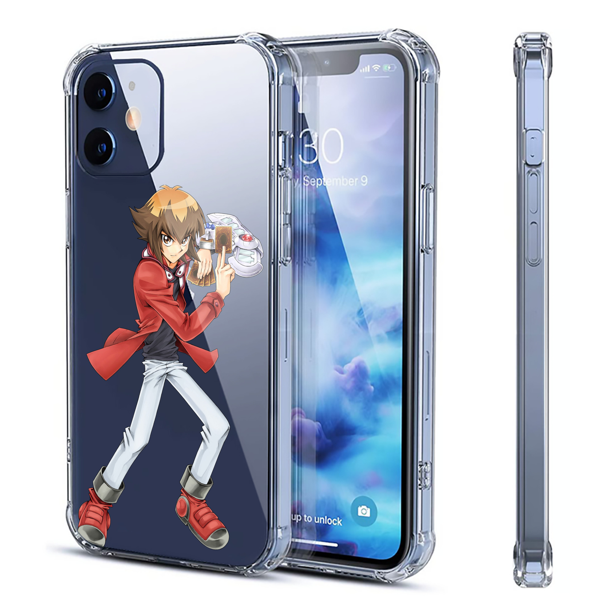 （画像用） 遊☆戯☆王 Yu-Gi-Oh! 【iPhone 12シリーズ対応】透明スマホケース（クリアソフトケース）